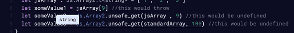 accessing js array - code